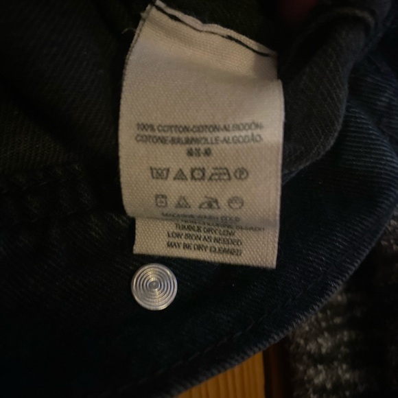 Free People Black and Gray Denim Jean Jacket - Picture 5 of 8